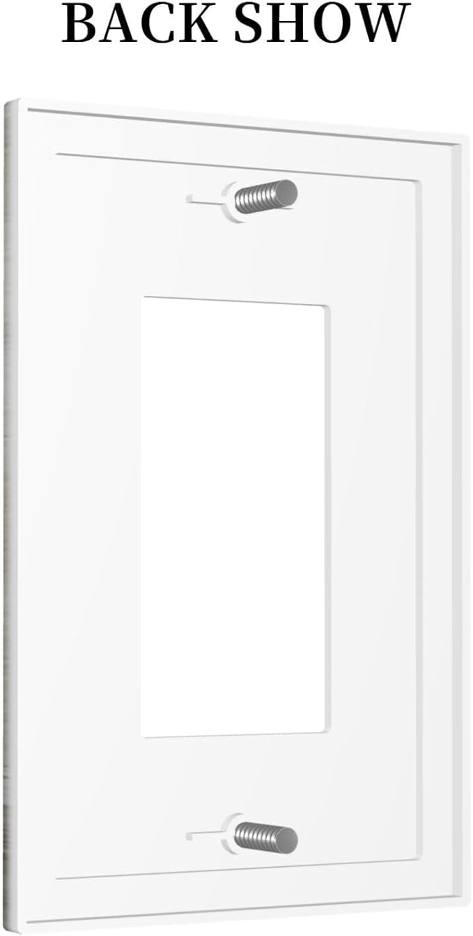 Blue Butterfly Rustic Flower Inspirational Quotes 1 Gang Rocker Light Switch Covers Single Decora Outlet Wall Plate Decorative Switchplate Faceplate GFCI for Farmhouse Country Bedroom Kitchen Decor