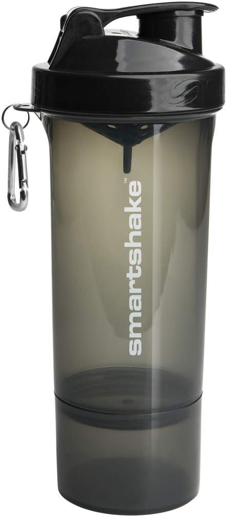 Smartshake SLIM, 17 oz Shaker Cup, Black (Packaging May Vary)