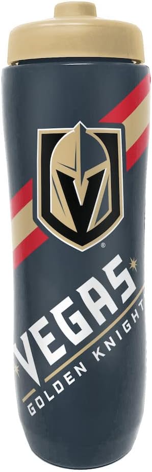 Party Animal NHL Vegas Golden Knights Squeezy Water Bottle