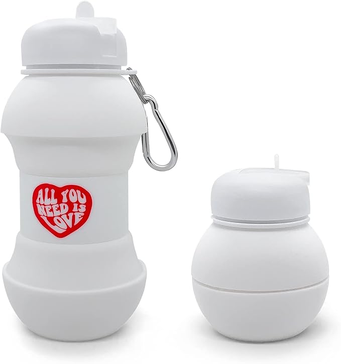 TOTU 20oz Water Bottle BPA Free, for Travel, Sports, Gym, Camping, Hiking, All Essentials