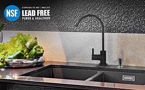NSF (Oil Rubbed Bronze) Water Filtration Reverse Osmosis Faucet Lead-Free Advanced RO Tap for Drinking, Kitchen Sink Cooking, Cleaning | Safe, Healthier …