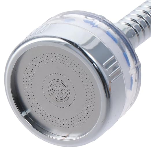Bathroom Faucet Filter,Bubbler Water Purifier ABS 360 ° Rotating Universal Durable Resists Corrosion Faucet Sprayer Head with Extension Tube Faucet Replacement