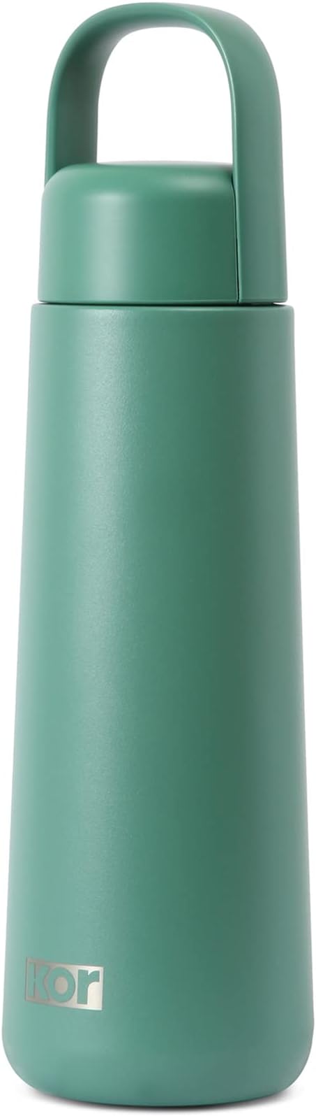 KOR Melrose 20oz Double Wall Insulated Water Bottle - Keeps Beverages Hot for 12hrs, Cold for 24hrs - Stainless Steel Design - Contoured Perfect Spout for Drinking