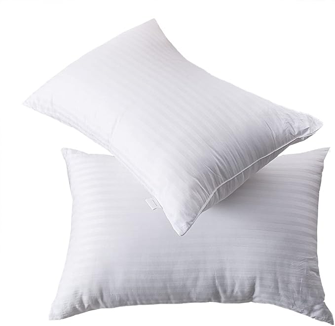 tuphen- Bed Pillows for Sleeping 2 Pack Queen Hypoallergenic, Cooling Gel Pillows Queen Size, Down Alternative Pillows Soft, Hotel Luxury Reserve Collection Pillow, White (King)