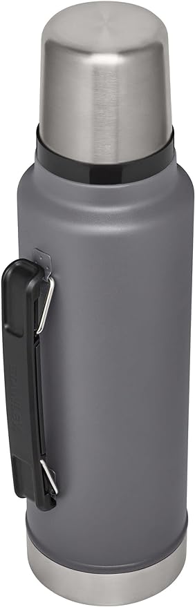 Stanley Classic Vacuum Insulated Wide Mouth Bottle -BPA-Free 18/8 Stainless Steel Thermos for Cold & Hot Beverages