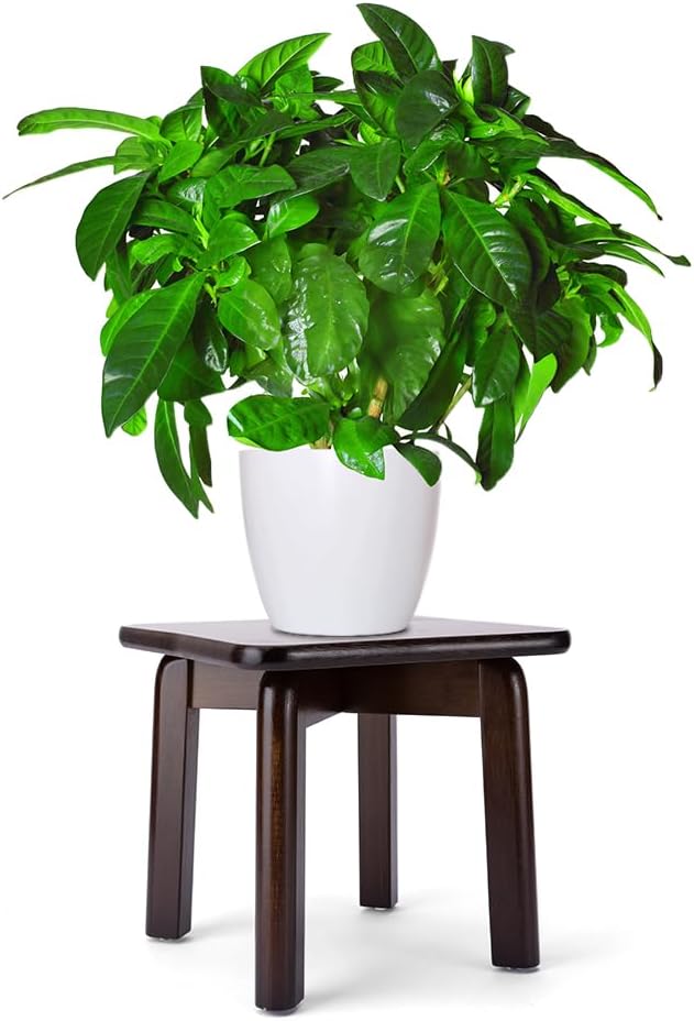 StrongTek Sturdy Bamboo Step Stool with Anti-Slip Feet, Easy-Assembly, 350 LBS Capacity, Ideal for Kids and Adults, Perfect for Bathroom, Bedroom, or Doorway Use, 11" x 11" x 10.6"