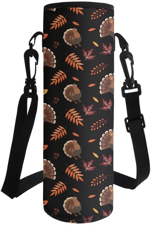 Jndtueit Basketball Water Pouch Holder, Soccer Bottle Cooler Cover Holder Strap for Outdoor Sports Gym Camping Walking