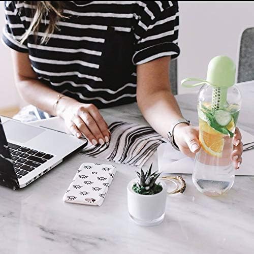 Bobble Classic Water Bottle, Filtered Water, BPA-Free Reusable Bottle, Soft Touch Carry Cap with Replaceable Carbon Filter for Sustainable Water and Hydration 18.5 oz - 2 Pack (Navy Blue)