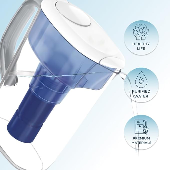 CRF950Z NSF Certified Filter, Compatible with Pur Pitchers and Dispensers PPT700W, CRF950Z, PPF951K, CR-1100C, PPF900Z, PPT700W, DS-1800Z, and More, 4 Pack