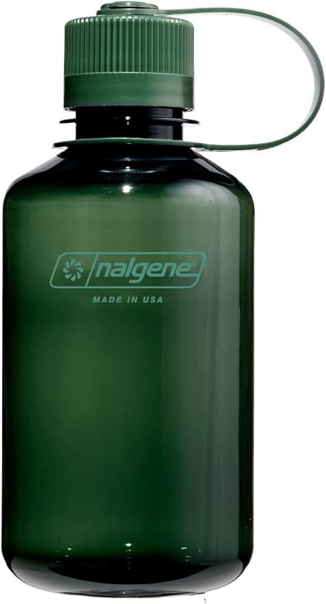 Nalgene Sustain Tritan BPA-Free Water Bottle Made with Material Derived from 50% Plastic Waste, 16 OZ, Narrow Mouth