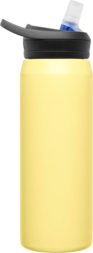 CamelBak Eddy+ Water Bottle with Straw 25oz - Insulated Stainless Steel, Warm Sun