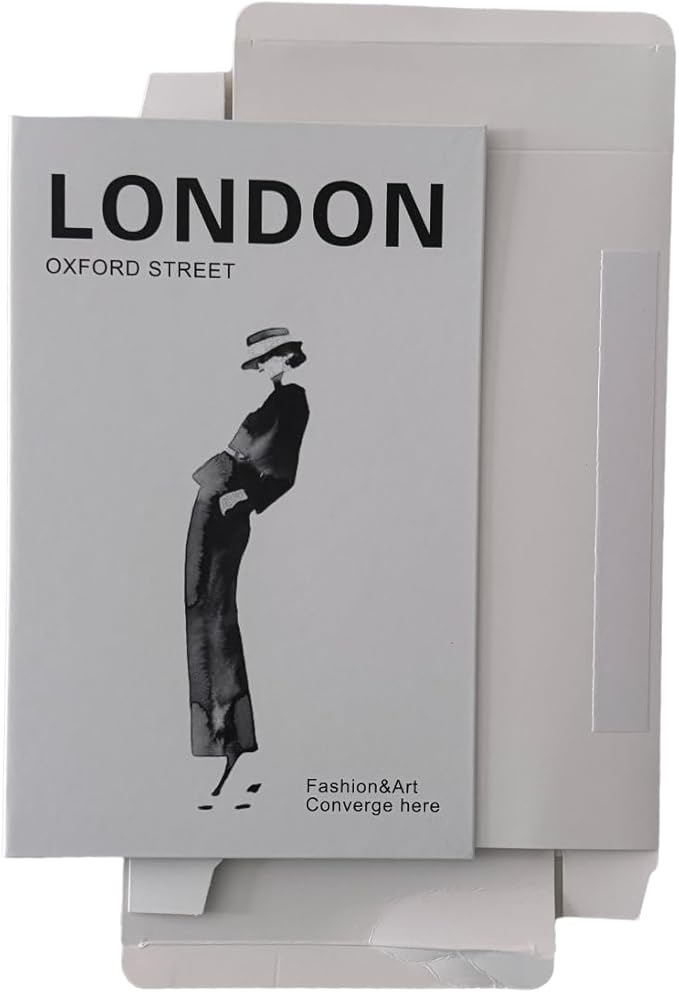 Neutral Home Books Decor Display for Living Room and Office,Paris Tokyo New York Fashion Decorative Book Hardcover Fake Decorative Books for Coffee Tables and Shelves Book Décor (Fold 3)