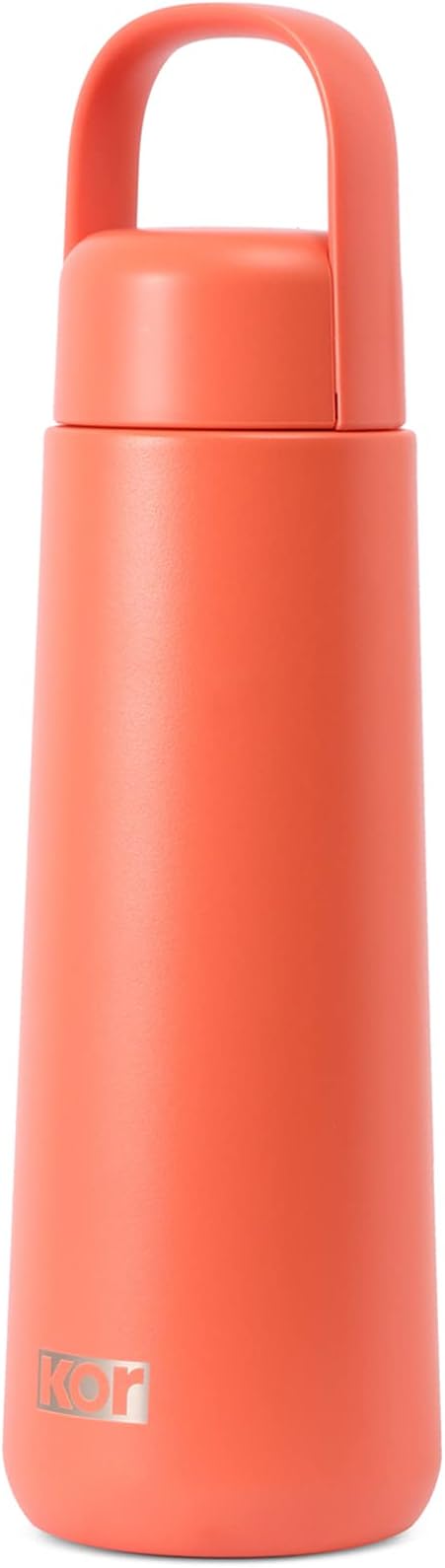 KOR Melrose 20oz Double Wall Insulated Water Bottle - Keeps Beverages Hot for 12hrs, Cold for 24hrs - Stainless Steel Design - Contoured Perfect Spout for Drinking