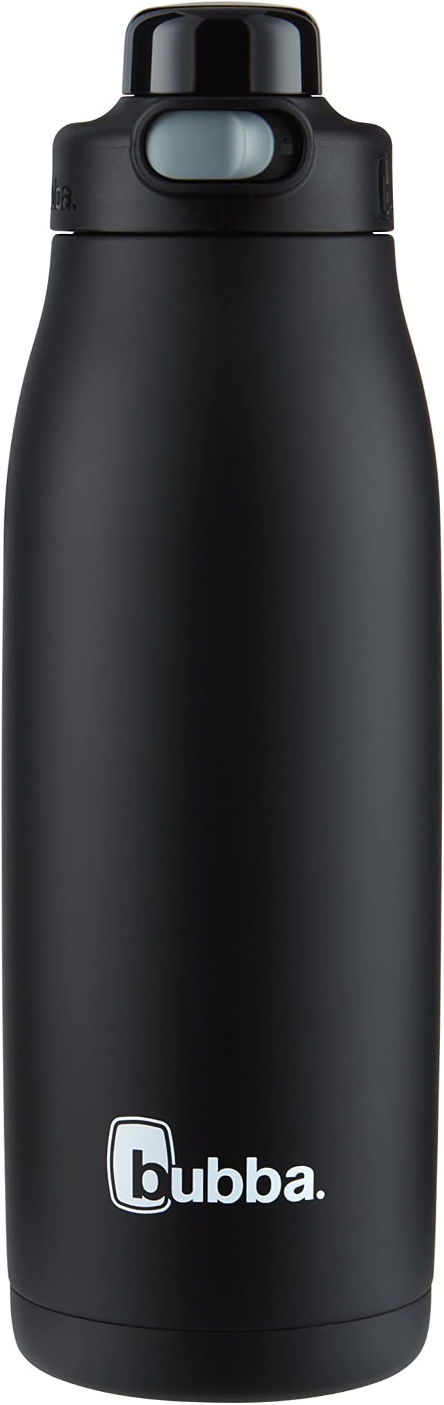 Bubba Radiant Stainless Steel Water Bottle with Push-Button Chug Lid 32oz., Licorice Rubberized