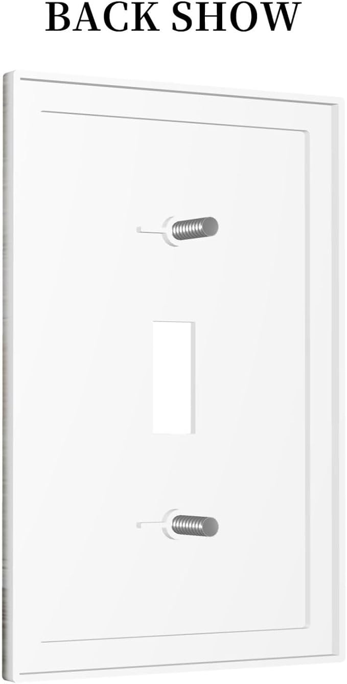 Blue Butterfly Rustic Flower Inspirational Quotes 1 Gang Light Switch Covers Single Toggle Wall Plate Decorative Switchcover Electrical Switchplate for Farmhouse Country Bedroom Kitchen Decor