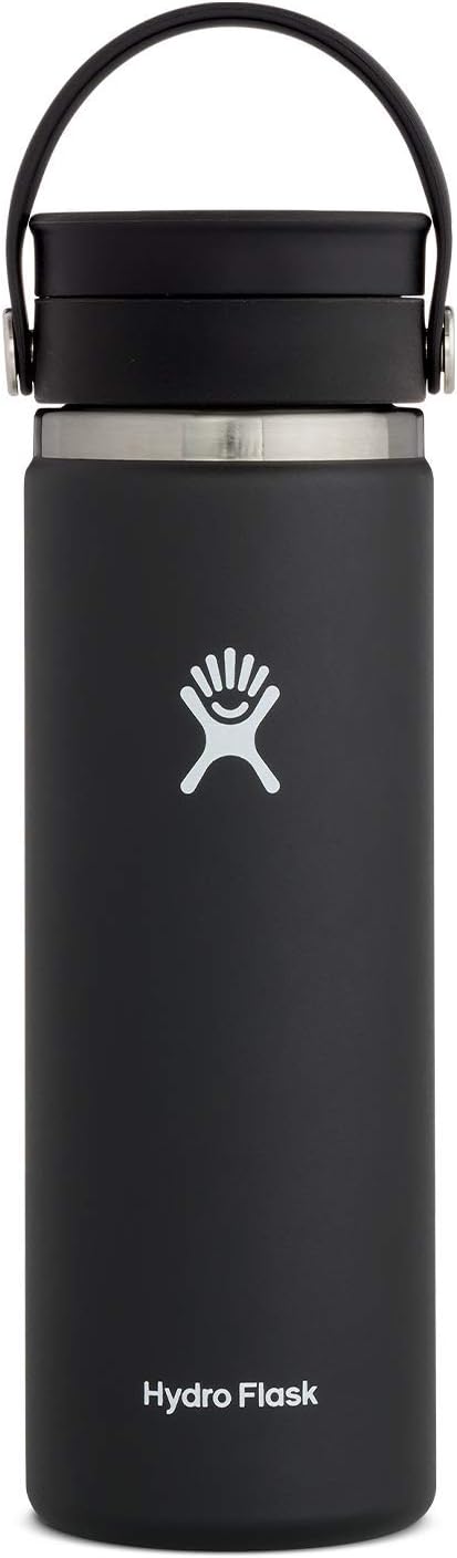 Hydro Flask Stainless Steel Wide Mouth Bottle with Flex Sip Lid and Double-Wall Vacuum Insulation for Coffee, Tea and Drinks