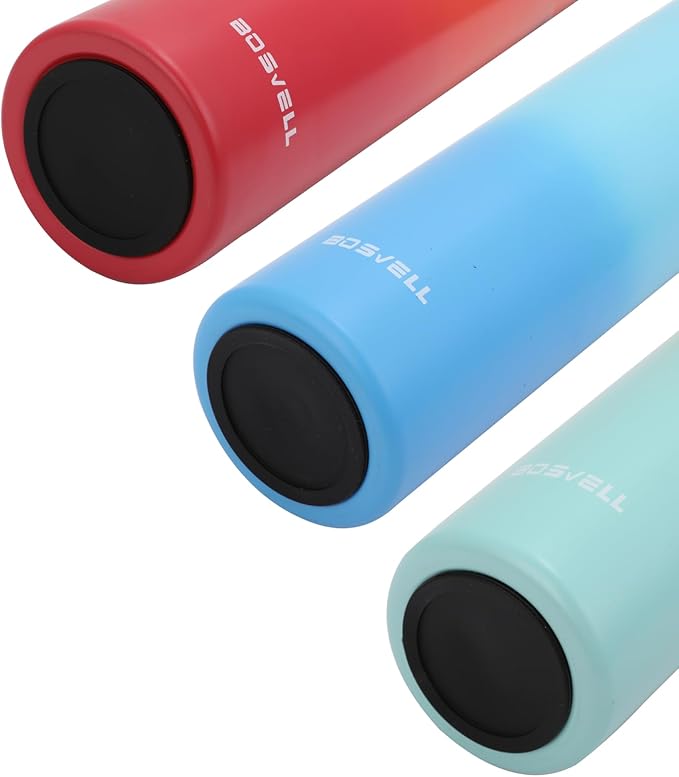 Stainless Steel Insulated Water Bottle with Straw,Metal Vacuum Flask with Screw Cap,Modern Leakproof Sports Thermos, Double Wall Vacuum Sports Water Bottle, For Cold & Hot Drinks,100% BPA-Free