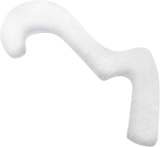 Swan Body Pillowcase, 68 Inches Memory Foam Full Body Pillowcase for Side Sleeper, Long Pillowcase with Contour Support for Back, Knee, Leg Relief - Middle White
