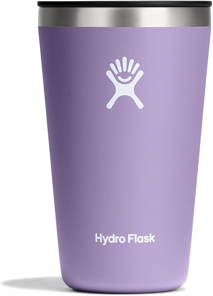 Hydro Flask All Around Stainless Steel Tumbler with Lid and Double-Wall Vacuum Insulation