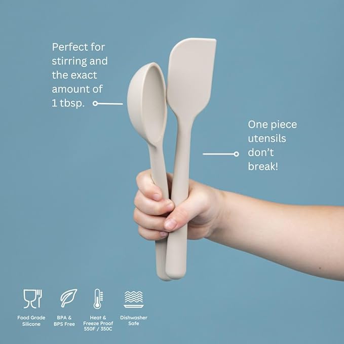 Premium baking utensils for kids: safe, simple & smart. 100% food grade silicone
