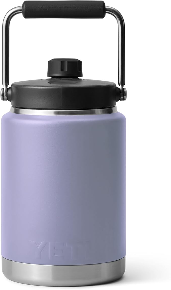 YETI Rambler Half Gallon Jug, Vacuum Insulated, Stainless Steel with MagCap, Cosmic Lilac