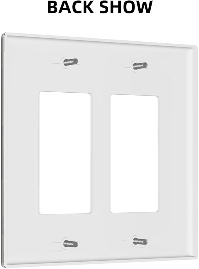 Black Witchy Skeleton Skull Gothic Sun Moon 2 Gang Rocker Decora Novelty Light Switch Covers Decorative Unique Dual Outlet Covers Wall Plate Electrical Faceplate Switchplate GFCI