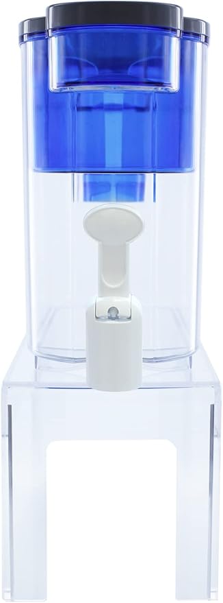 Countertop Water Filter Pitcher Stand - Clear Heavy Duty Acrylic Frame - 12" x 6" x 6" - Compatible with Brita UltraMax, PUR Ultimate and, ZeroWater ZD018