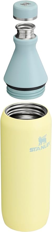 STANLEY All Day Slim Bottle 20-34 OZ | Twist off Lid with Leakproof Seal | Slim Design for Travel & Gym | Insulated Stainless Steel | BPA-Free