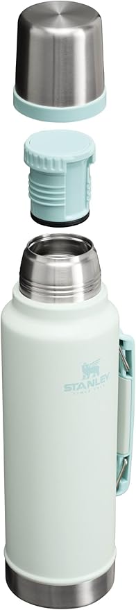 Stanley Classic Vacuum Insulated Wide Mouth Bottle -BPA-Free 18/8 Stainless Steel Thermos for Cold & Hot Beverages