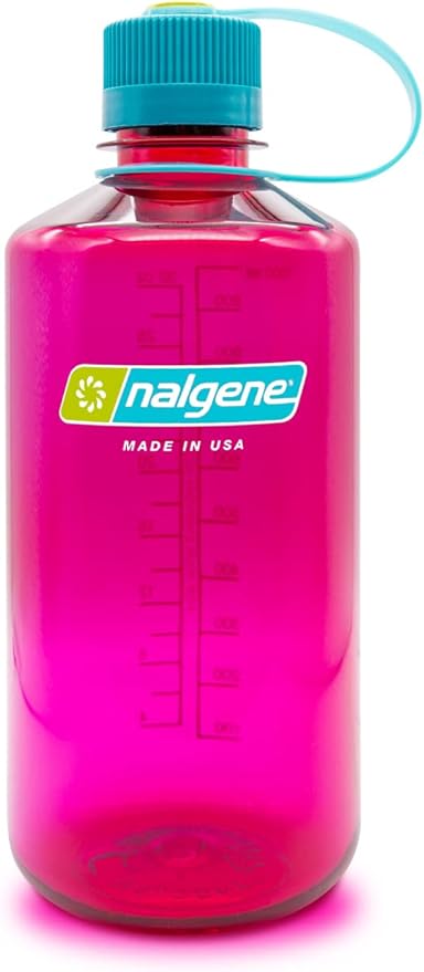 Nalgene Sustain Tritan BPA-Free Water Bottle Made with Material Derived from 50% Plastic Waste, 32 OZ, Narrow Mouth, Eggplant