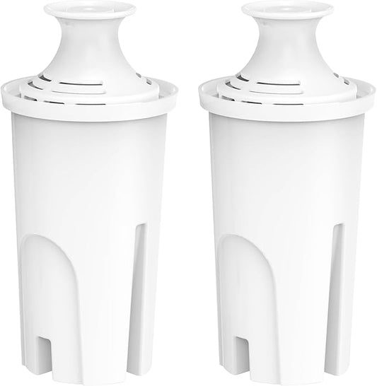 Replacement Filters for All Brita® Pitchers and Dispensers, Fits Brita® Classic OB03, Mavea® 107007, and More, NSF/ANSI 42 Certified, Last Up to 2 Months or 40 Gallons (Pack of 2)