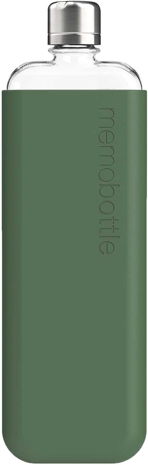 memobottle Slim Silicone Sleeve - Moss Green (Sleeve Only)