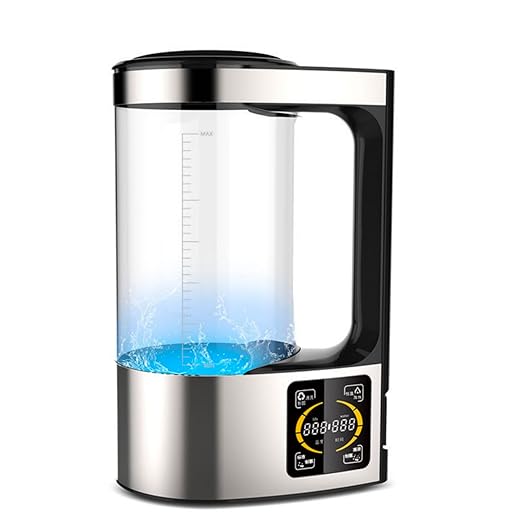Hydrogen Water Generator, Hydrogen Water Machine, 1.8L Water Hydrogenator, 800-1800PPB LED Touch Screen Constant Temperature Heating for Healthy Life