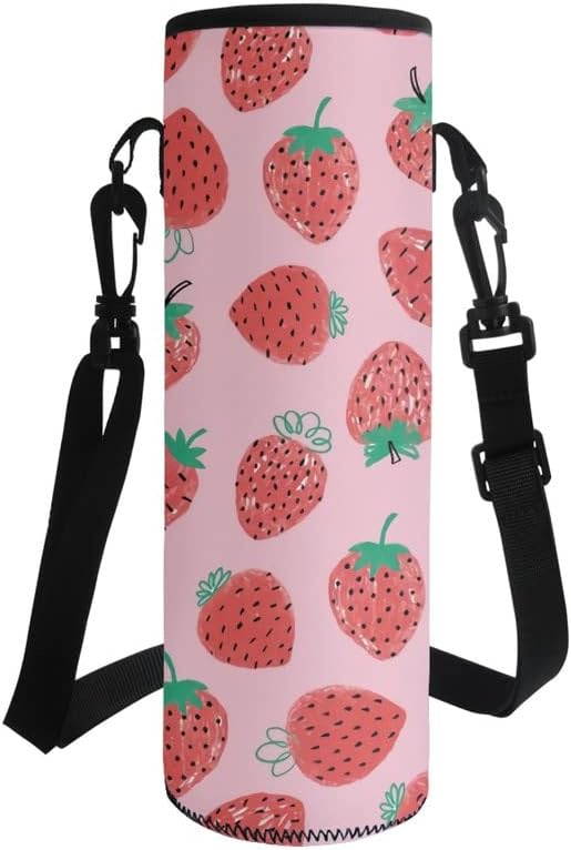 Jndtueit Basketball Water Pouch Holder, Soccer Bottle Cooler Cover Holder Strap for Outdoor Sports Gym Camping Walking