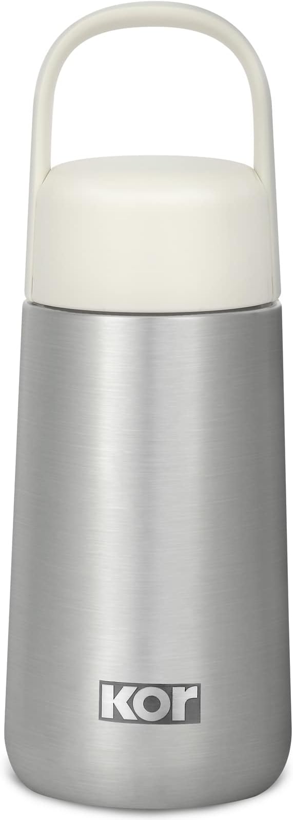 KOR Melrose 12oz Double Wall Insulated Water Bottle - Keeps Beverages Hot for 12hrs, Cold for 24hrs - Stainless Steel Design - Contoured Perfect Spout for Drinking