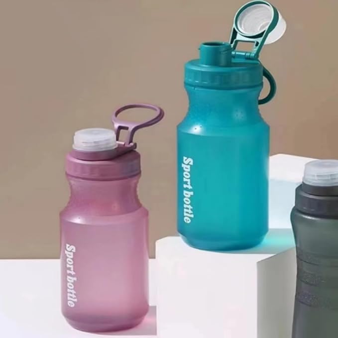 Sports Water Bottle, Kids Water Bottle, Plastic Water Bottle,BPA-Free,Leak-Proof, Reusable Water Bottle for School, Outdoor,Gym, Running, Hiking (Purple (13OZ))