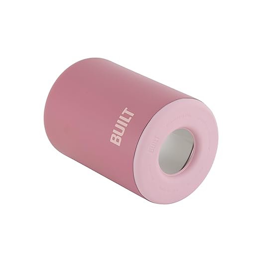 BUILT 12 Ounce Double Wall Stainless Steel K2 Can Chiller Dusty Rose