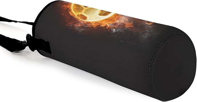 Jndtueit Basketball Water Pouch Holder, Soccer Bottle Cooler Cover Holder Strap for Outdoor Sports Gym Camping Walking