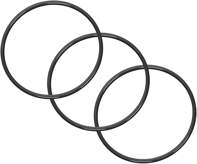 CFS – Pack of 3, Premium O-Ring Compatible with EcoPure EPW4C Models – Replacements for Standard Reverse Osmosis Water Filter Housings – Quality Material – Black