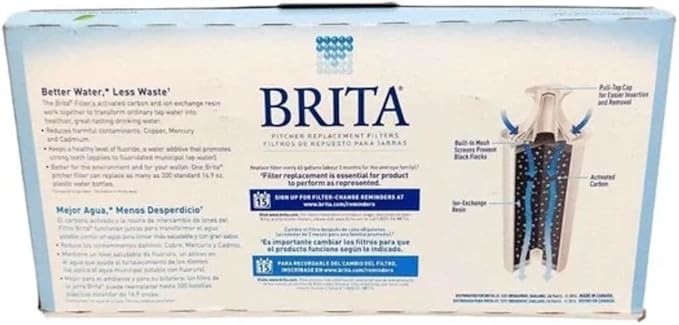 Brita 35516 OB03 Pitcher Replacement Cartridge (5-Pack)