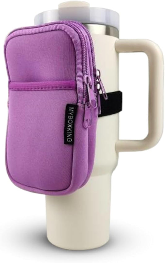 Water Bottle Pouch,Stanley Cup Pouch,Tumbler Pouch,Stanley Fanny Pack,Bag for Cup,Bottle Wallet,Water Bottle,Accessories,Phone,Gym