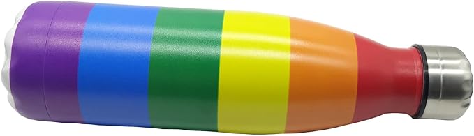 Rainbow Pride Insulated Sport Water Bottles Stainless Steel Travel Mugs BPA Free Tumbler For Outdoor Camping Travel 20oz