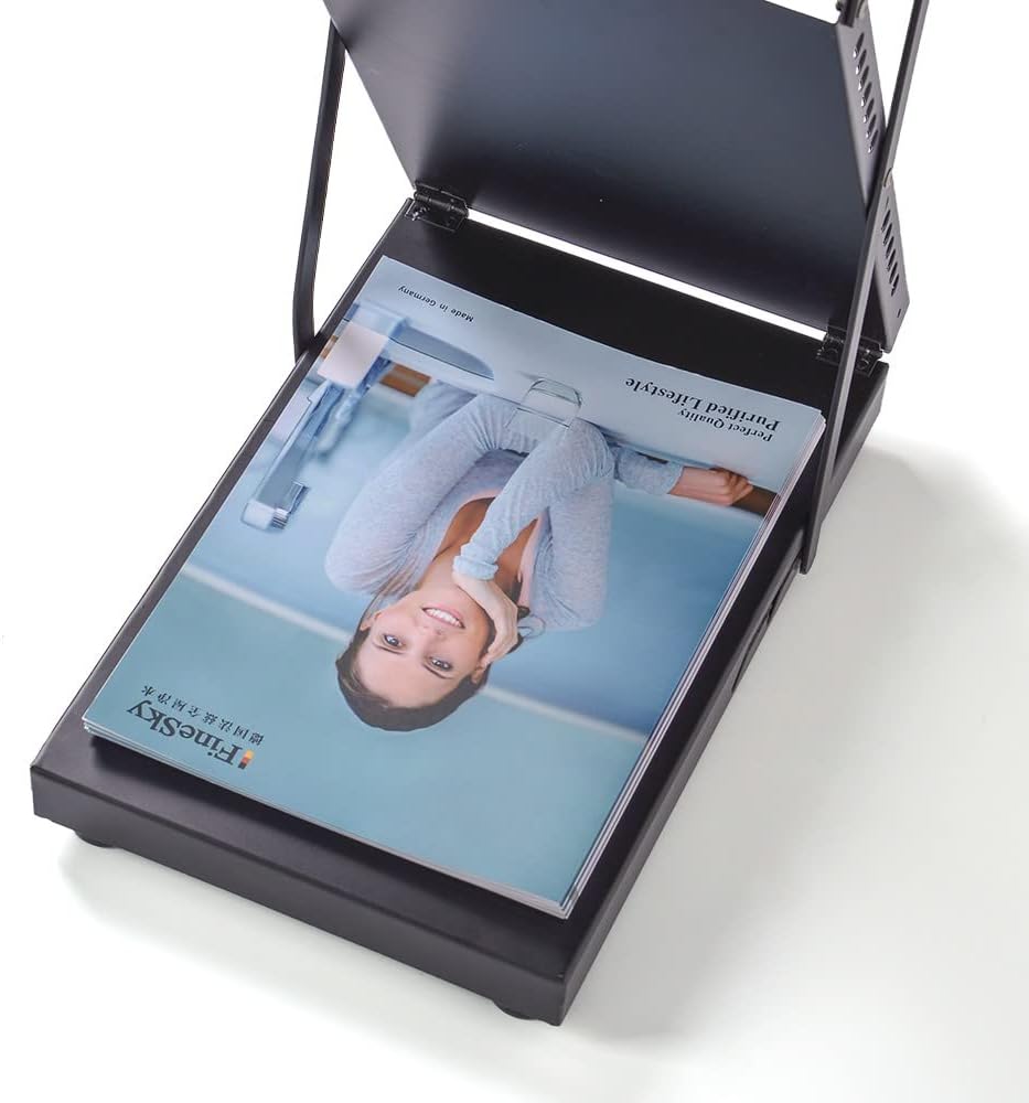 brochure display stand&Foldable Magazine Rack with 5 Pockets for Exhibition and Trade Show (67'X9.5'X14.5')