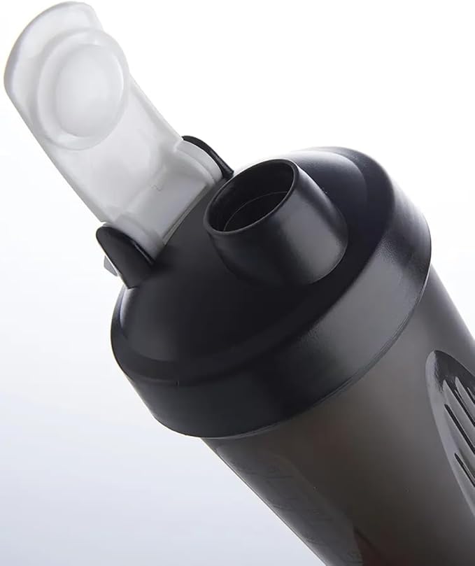 M&G Avenue 20oz Leakproof Shaker Bottle with Wire Whisk, Wide Mouth, Silicone Seal, BPA-Free, Lids for Gym, Travel, Office (White), 600 ML