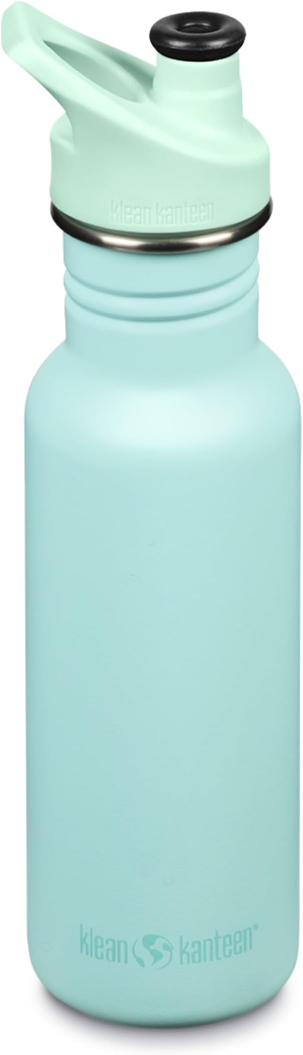 KLEAN KANTEEN Pastel Turquose Classic Water Bottle with Sport Cap, 1 EA