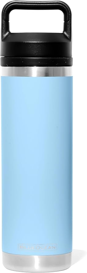 Classic 20 oz Water Bottle, Insulated Stainless Steel With Pro-Tough Lid | Perfect Insulated Water Bottle And Tumbler As Travel Water Bottle Or Gym Water Bottle (Mountain Peak Blue)