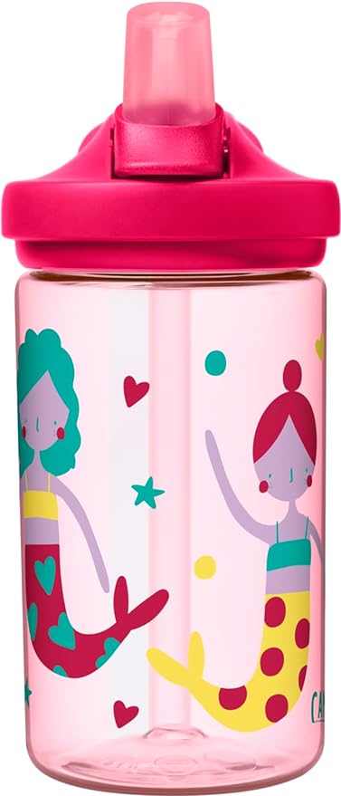 CamelBak Eddy+ 14oz Kids Water Bottle with Tritan Renew – Straw Top, Leak-Proof When Closed