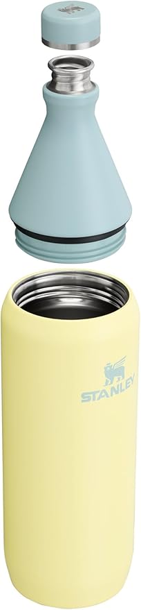 STANLEY All Day Slim Bottle 20-34 OZ | Twist off Lid with Leakproof Seal | Slim Design for Travel & Gym | Insulated Stainless Steel | BPA-Free
