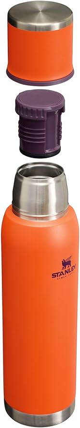 Stanley Adventure to Go Insulated Travel Tumbler - 1.4QT - Leak-Resistant Stainless Steel Insulated Bottle with Insulated Cup Lid and Splash-Free Stopper