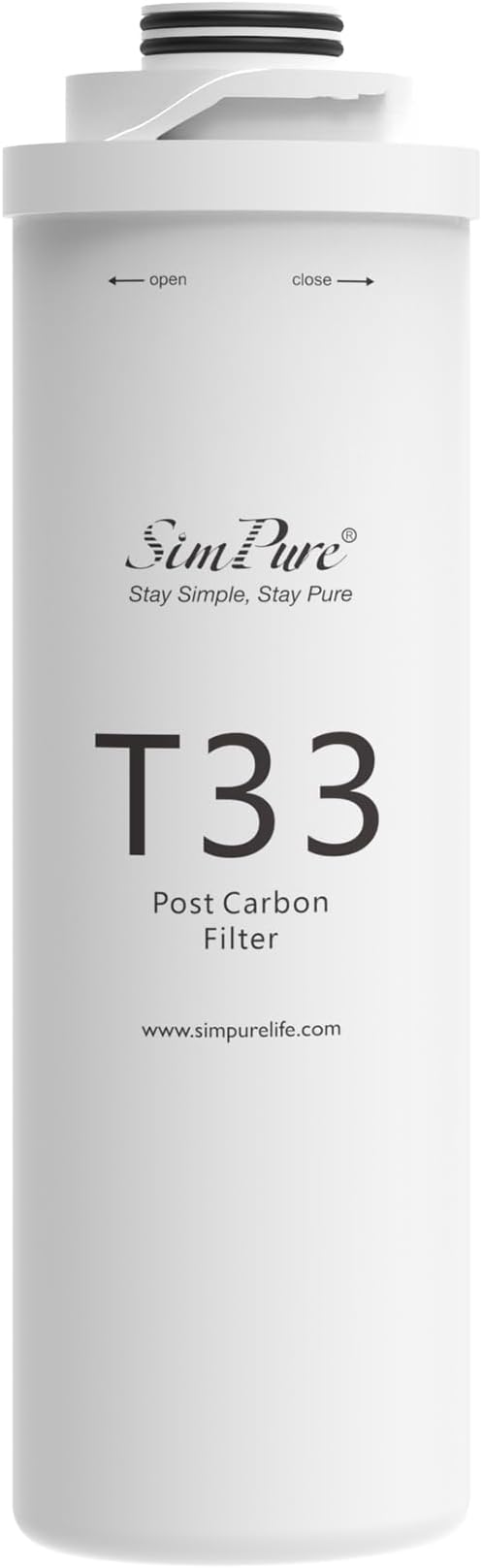 SimPure T1-400UV T33 Filter Replacement Cartridge, 3-6 Months Replacement Cartridge (1 Pack)